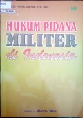 Hukum Pidana Militer Di Indonesia